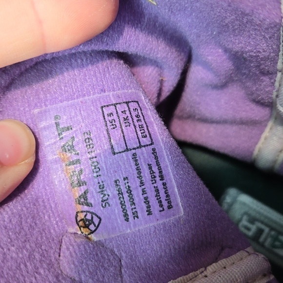 Ariat Womens 10011892 Suede Square Toe Western Hobo boho Boots shoes sz 5 - Picture 7 of 12